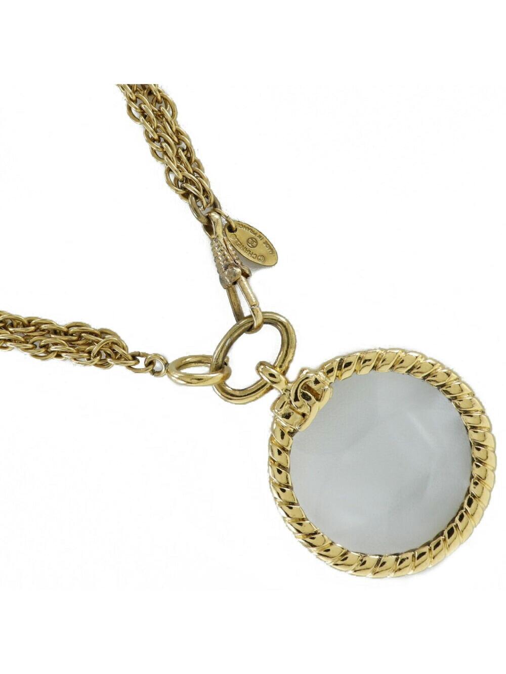 Chanel Vintage Loupe Pendant Necklace #228758C13B